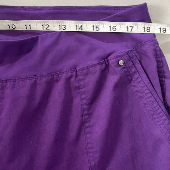 Healing Hands Scrubs Pants 5 Pocket Purple Label Cargo Tori Yoga Size XL Grape - Picture 10 of 11